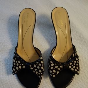 Kate Spade Calf-hair bow 'kitten heels'